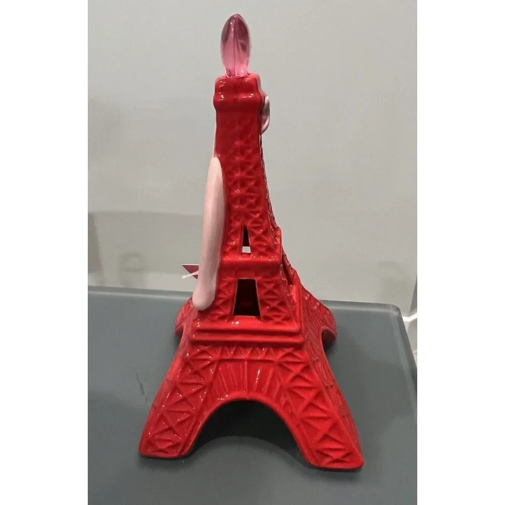 Target Spritz Valentines Day Red Ceramic Eiffel Tower 2024 NEW